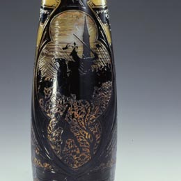 ガレ　ジャンヌ・ダルク文花器