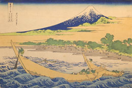 葛飾北斎	冨嶽三十六景 東海道江尻田子の浦略図