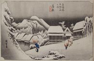 歌川広重	東海道五十三次 蒲原